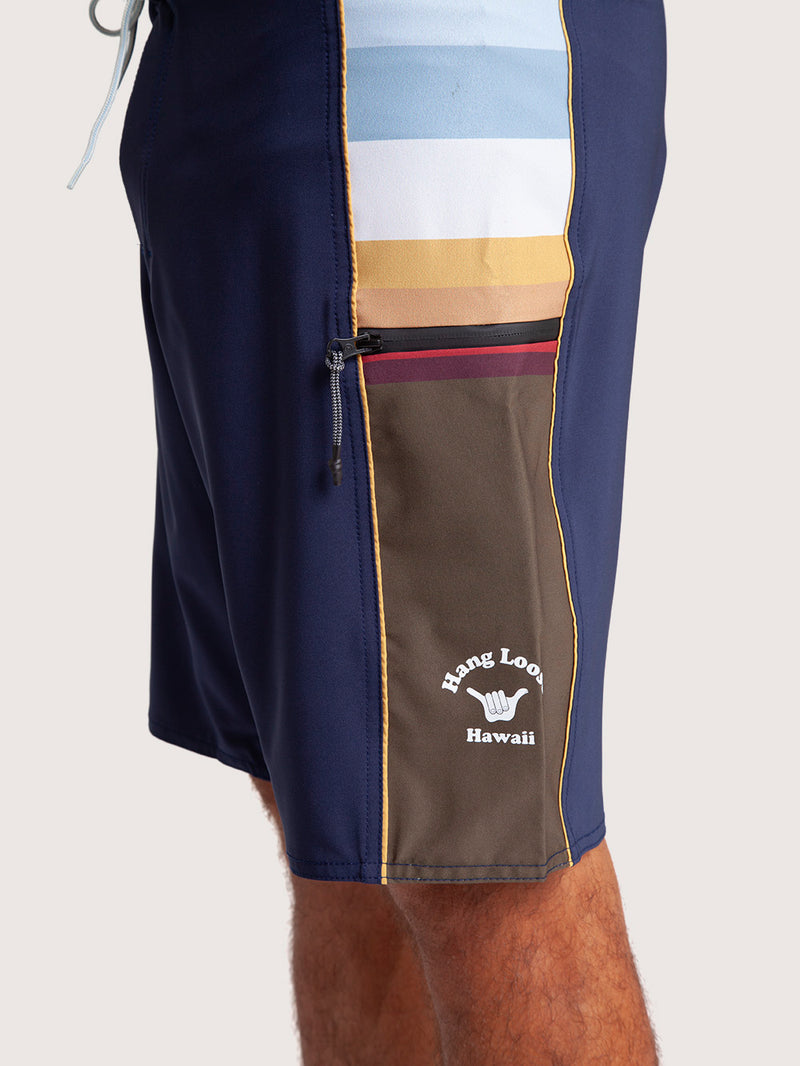 Boardshorts Azul Marinho Hang Loose Stripe