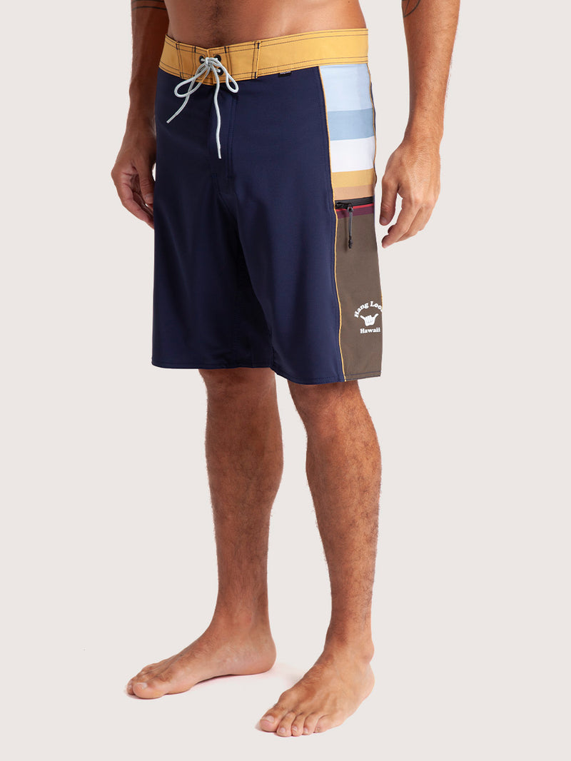 Boardshorts Azul Marinho Hang Loose Stripe