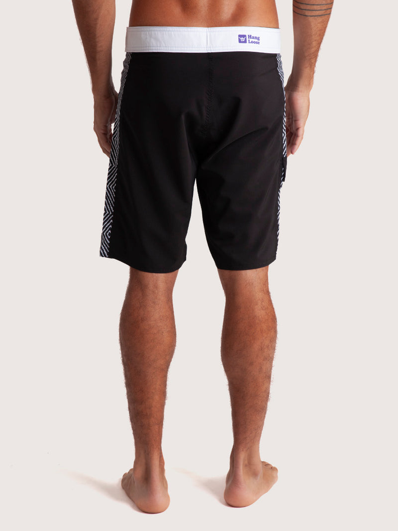 Boardshorts Preto Hang Loose Optical