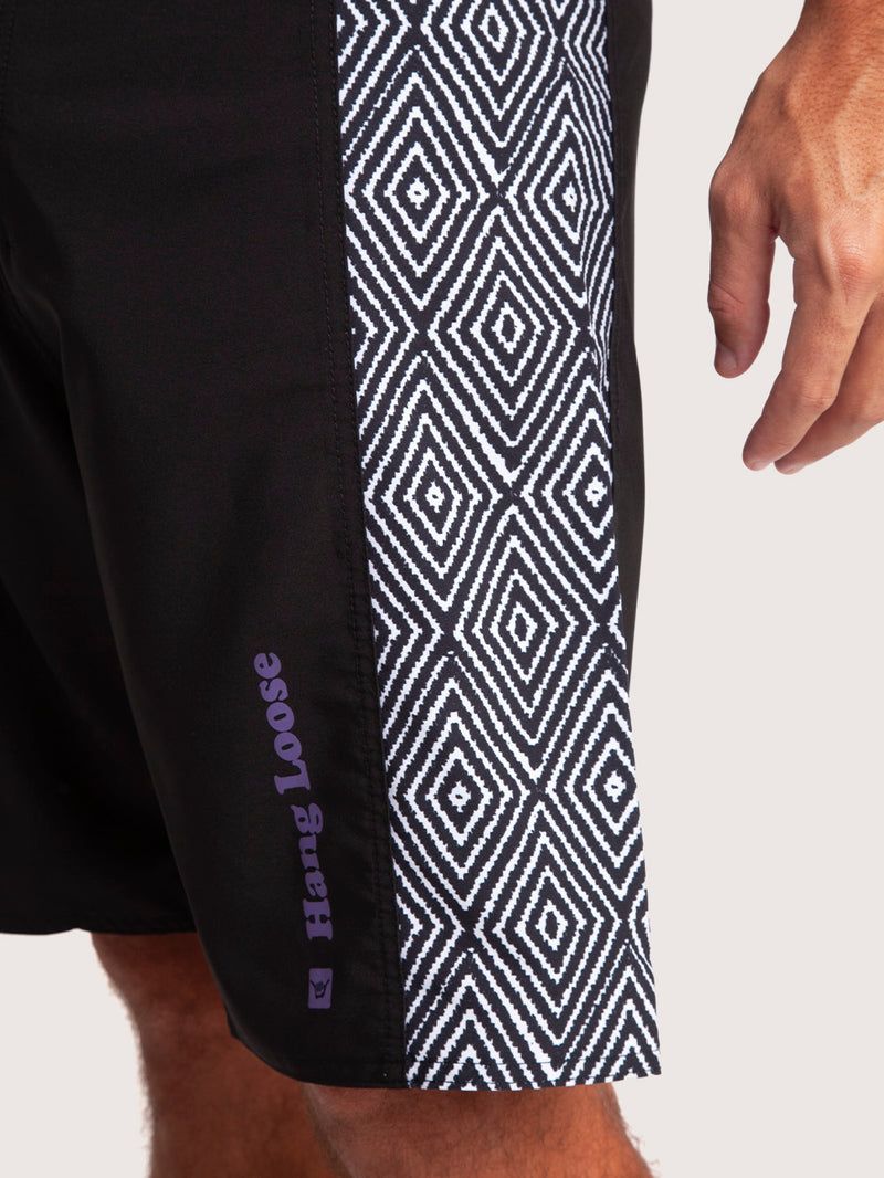 Boardshorts Preto Hang Loose Optical