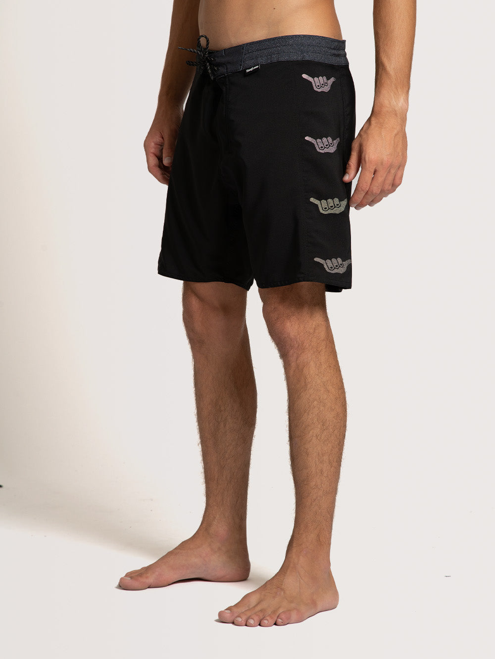 Boardshort Hang Loose Shaka 18'' Preto – Hang Loose Brasil
