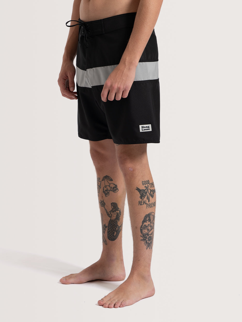 Boardshort Hang Loose Oldscool 18" Preto