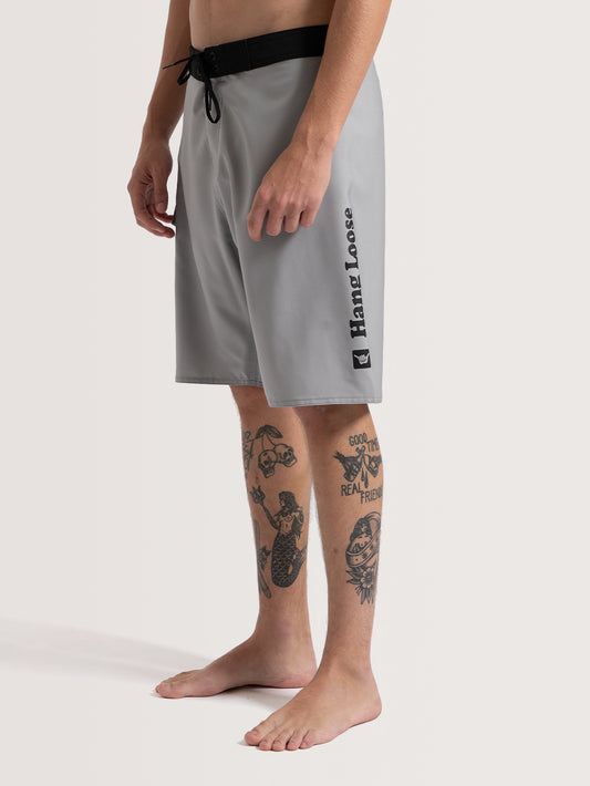 Boardshort Hang Loose Heather 20" Cinza