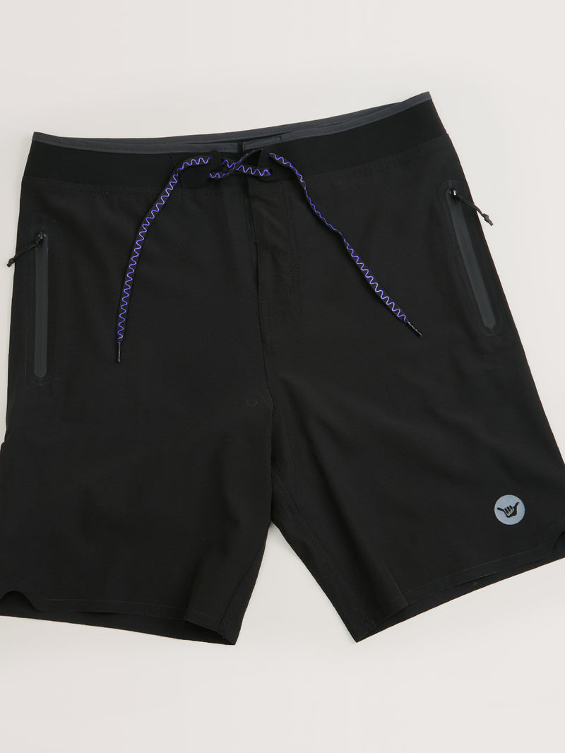 Boardshorts 19 Preto Hang Loose Laser