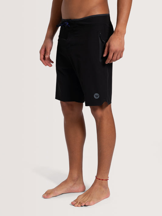 Boardshorts 19 Preto Hang Loose Laser