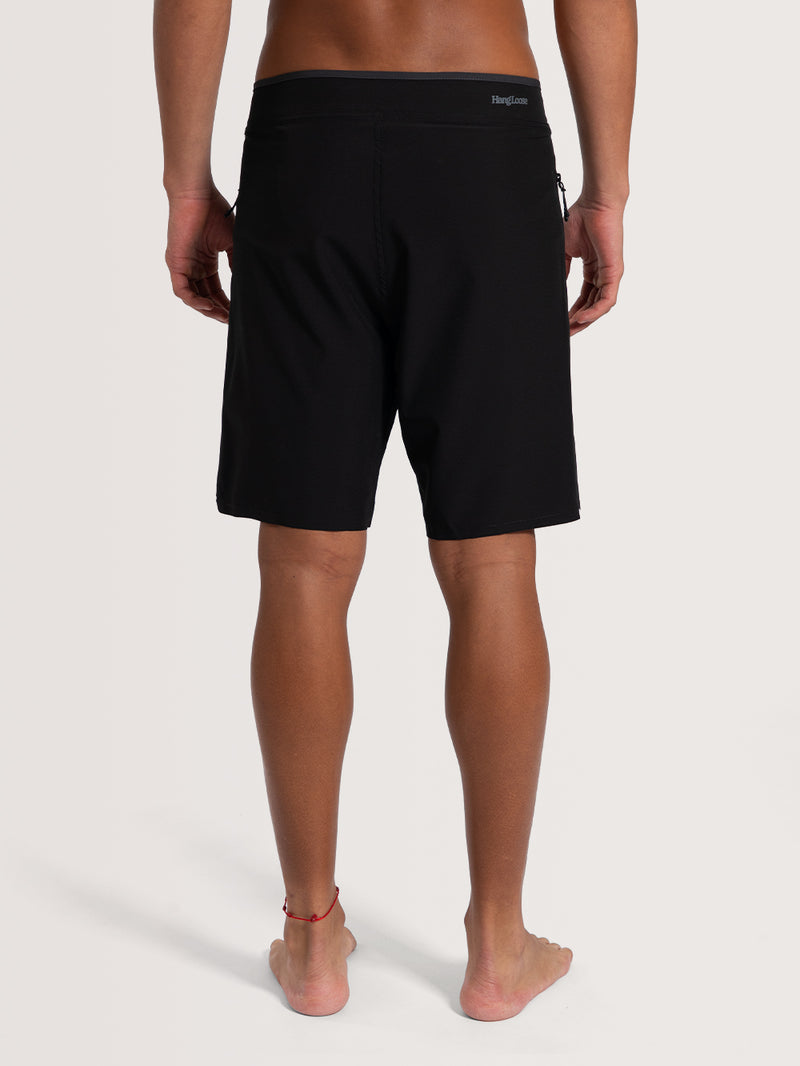 Boardshorts 19 Preto Hang Loose Laser