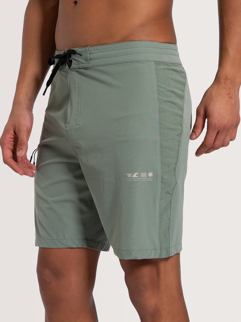Boardshorts 19 Verde Hang Loose Bonded