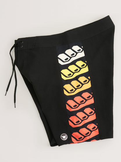 Boardshorts 19 Preto Hang Loose Retrolog