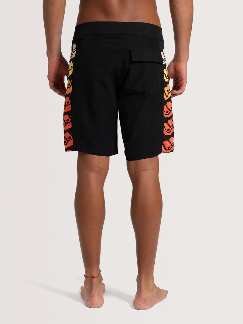 Boardshorts 19 Preto Hang Loose Retrolog