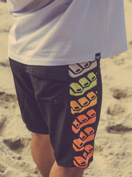 Boardshorts 19 Preto Hang Loose Retrolog