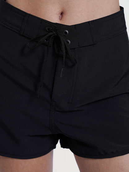 Boardshorts Loose Feminino Hang Loose Preto