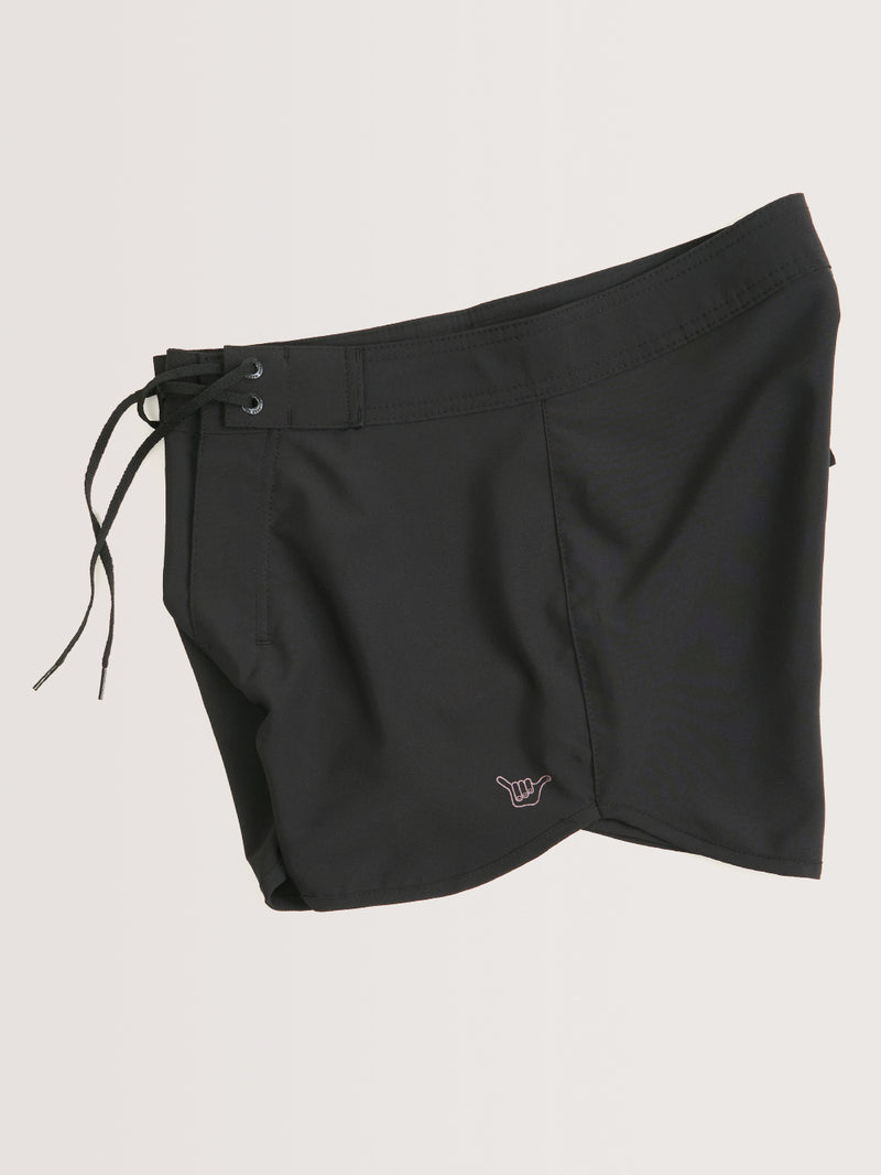 Boardshorts Loose Feminino Hang Loose Preto