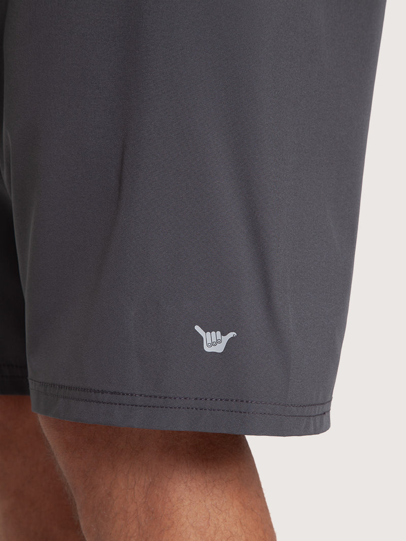 Boardshorts 19” Cinza Hang Loose Block