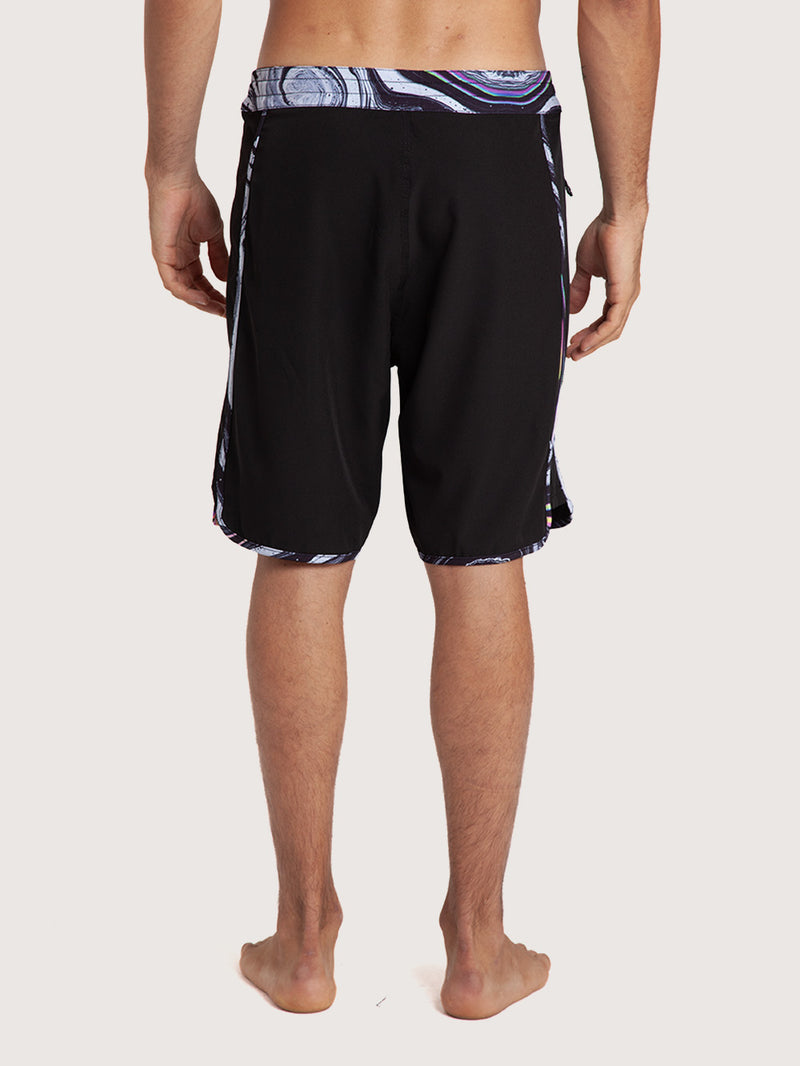 Boardshorts Hang Loose Dunas 19 Preto com Bolso Zíper