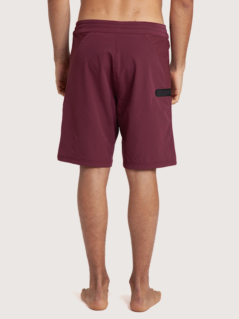 Boardshorts 19” Burgundy Hang Loose Texture