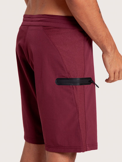 Boardshorts 19” Burgundy Hang Loose Texture