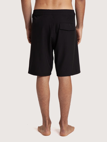 Boardshorts 18” Preto Hang Loose Logo