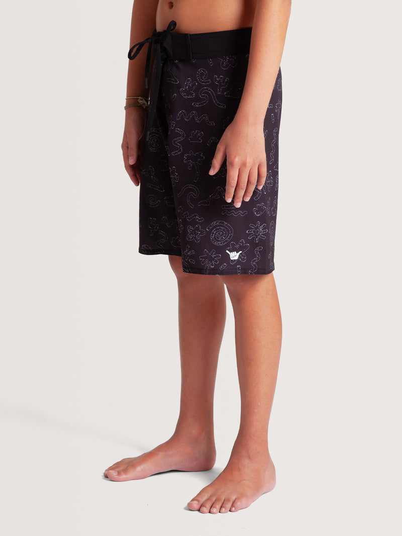 Boardshorts Hang Loose Juvenil Nite Kids Collection