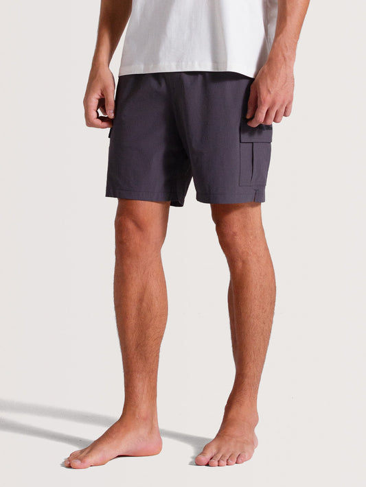 Shorts Preto Hang Loose Mess
