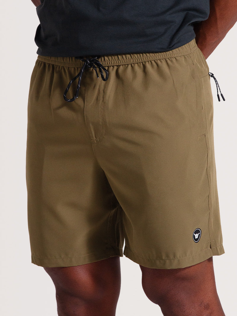 Shorts Caqui Hang Loose Landscape