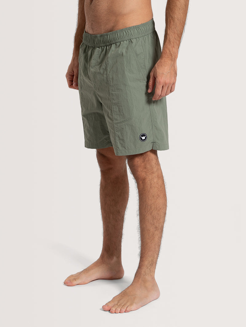 Shorts Verde Hang Loose Manly