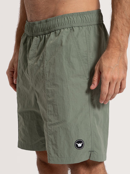 Shorts Verde Hang Loose Manly