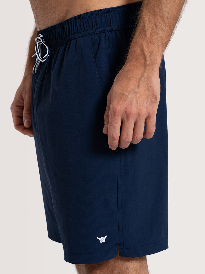 Shorts Azul Marinho Hang Loose Malwee