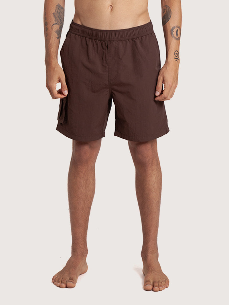 Bermuda Elástico Importada Hang Loose Byron Marrom