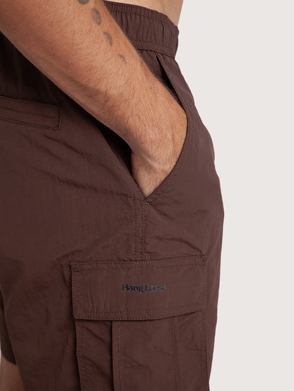 Bermuda Elástico Importada Hang Loose Byron Marrom