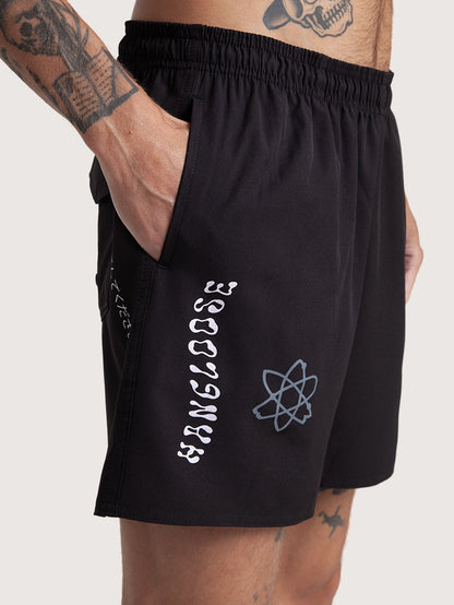 Shorts Volley Hang Loose Astor Preto