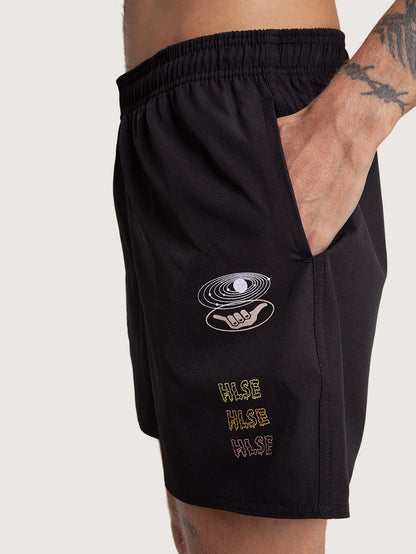 Shorts Volley Hang Loose Astor Preto