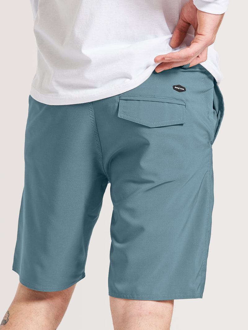 Bermuda Híbrida Azul Hang Loose Heather