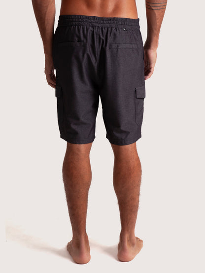 Bermuda Híbrida Hang Loose Halphwaist Cinza Claro