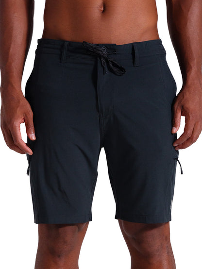 Bermuda Híbrida Preta Hang Loose Core
