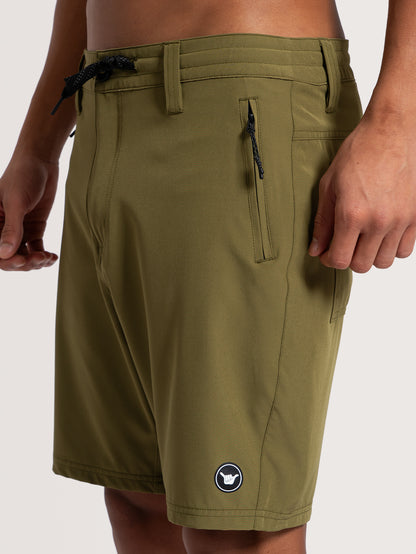 Bermuda Híbrida Verde Hang Loose Core