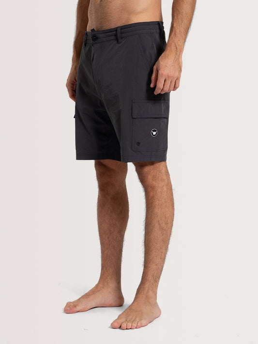 Bermuda Híbrida Cinza Hang Loose Sider