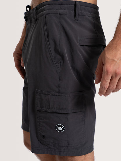 Bermuda Híbrida Cinza Hang Loose Sider