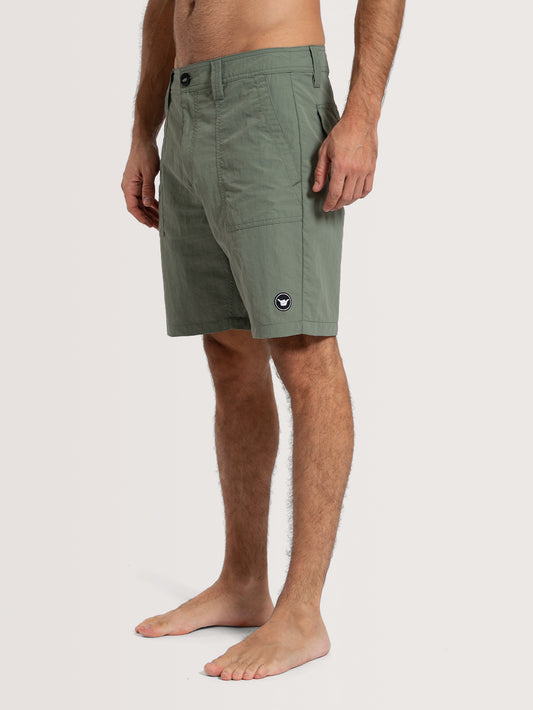 Bermuda Híbrida Verde Hang Loose Natty