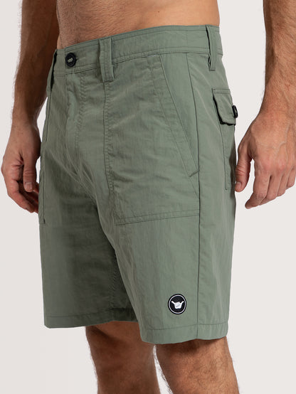 Bermuda Híbrida Verde Hang Loose Natty