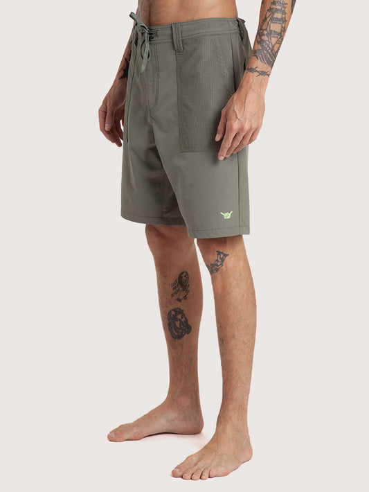 Bermuda Híbrida Importada Hang Loose Natty Verde