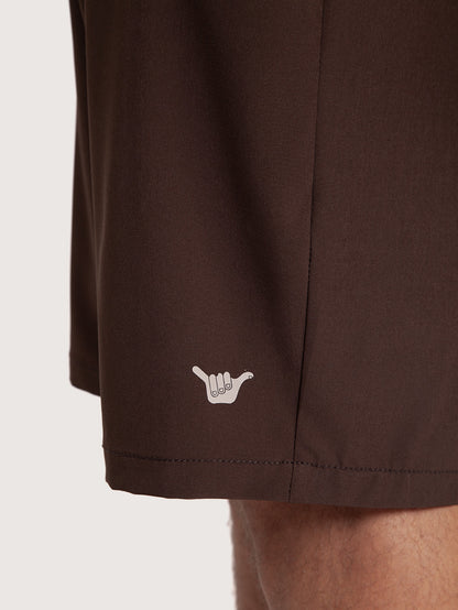 Bermuda Híbrida Importada Hang Loose Core Marrom