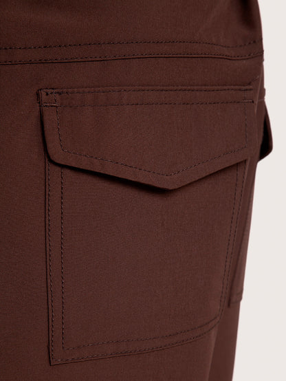 Bermuda Híbrida Importada Hang Loose Core Marrom