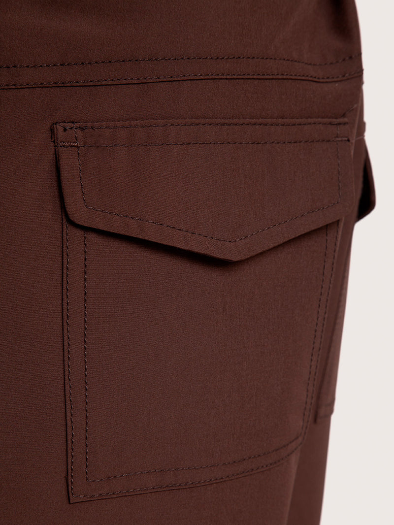 Bermuda Híbrida Importada Hang Loose Core Marrom