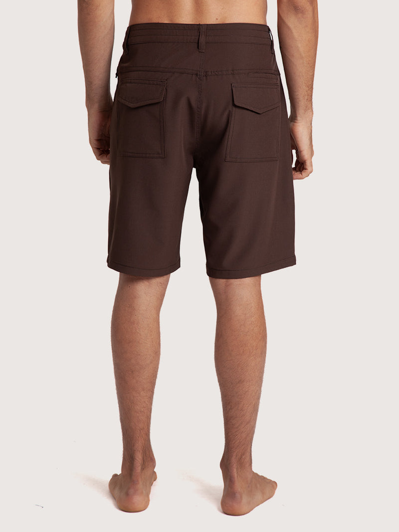 Bermuda Híbrida Importada Hang Loose Core Marrom