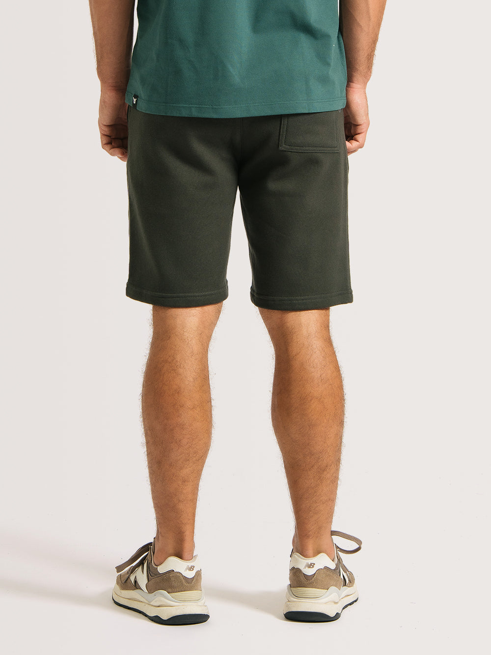 Bermuda Moletom Hang Loose Zip Chumbo