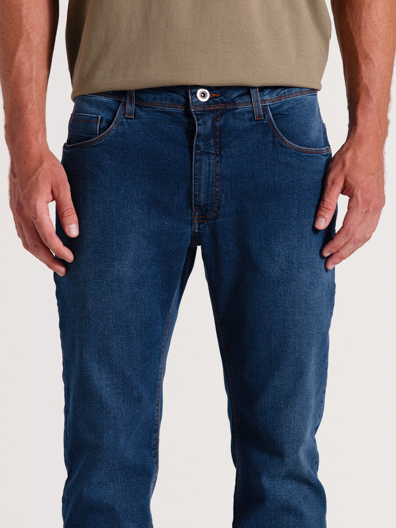 Calça Jeans Hang Loose Ochre Azul