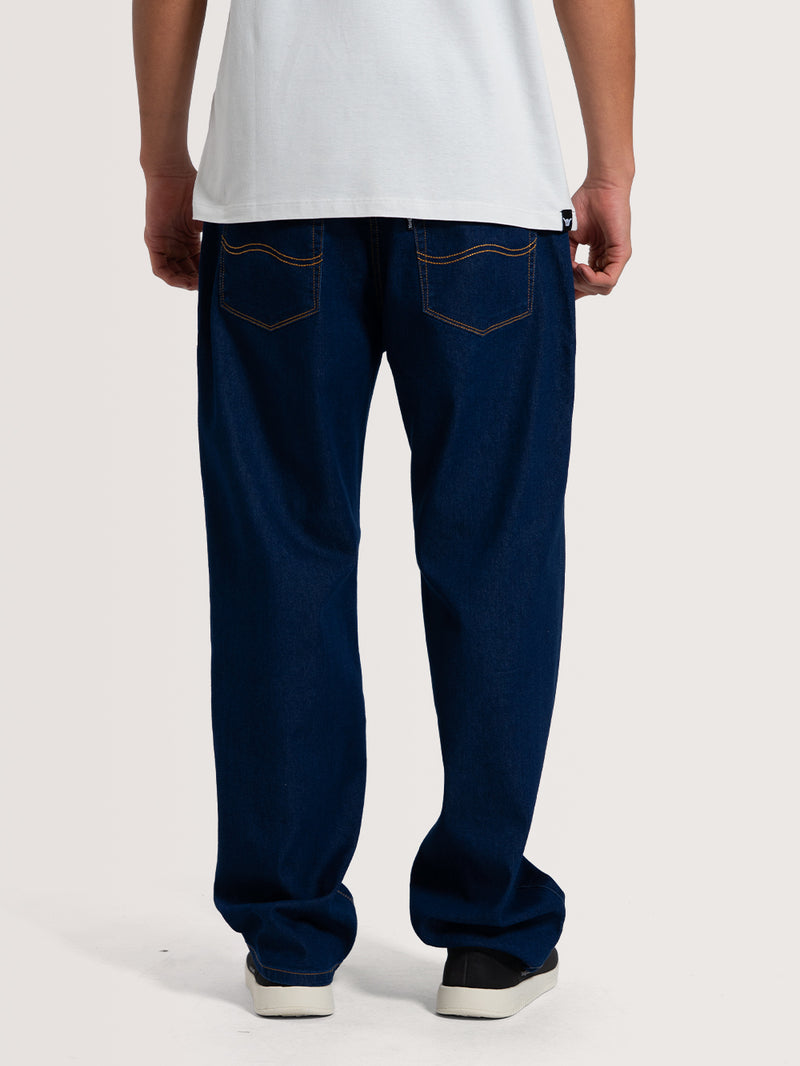 Calça Jeans Azul Escuro Hang Loose Slim