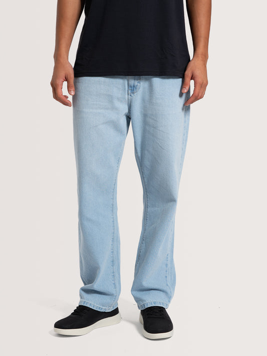 Calça Jeans Regular Cotton Hang Loose Azul Claro