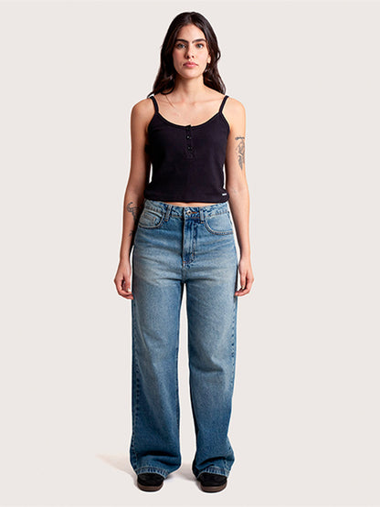 Calça Jeans Hang Loose Azul Claro Dirty
