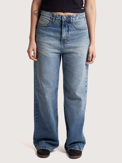 Calça Jeans Hang Loose Azul Claro Dirty